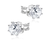 Gorgeous CZ Stone Silver Ear Stud STS-5279